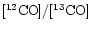 $[{\rm ^{12}CO}]/[{\rm ^{13}CO}]$