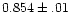 $0.854\pm.01$