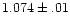 $1.074\pm.01$