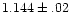 $1.144\pm.02$
