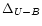 $\Delta _{U-B}$