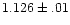 $1.126\pm.01$