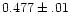 $0.477\pm.01$