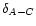 $\delta_{A-C}$