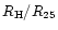 $R_{\rm H}/R_{25}$