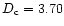 $D_{\rm c} = 3.70$
