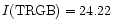 $I{\rm (TRGB)}= 24.22$