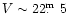 $V\sim22\hbox{$.\!\!^{\rm m}$ }5$