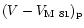 $(V-V_{\rm M~81})_{\rm p}$