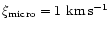 $\xi_{\rm micro}=1~{\rm km\,s^{-1}}$