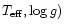 $T_{\rm eff}, \log{g})$