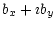 $\displaystyle b_x+\imath b_y$