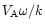 $V_{\rm A}\omega /k$