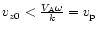 $v_{z0}<{V_{\rm A}\omega \over k}=v_{\rm p}$