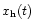 $x_{\rm h}(t)$
