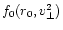 $f_0 (r_0, v_\perp^2)$