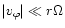 $\vert v_\varphi\vert \ll r \Omega$