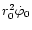$r_0^2 \dot{\varphi}_0$