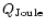 $Q_{\rm Joule}$
