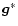 ${\vec g}^\ast$