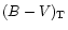 $(B-V)_{\rm T}$