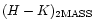 $(H-K)_{\rm 2MASS}$