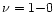 $\nu=1{-}0$