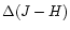 ${\Delta}(J-H)$