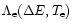 $\Lambda_{\rm e}(\Delta E,T_{\rm e})$