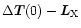 ${\Delta \vec{T}(0)-\vec{L}_{\rm X}}$