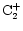 ${\rm C_{2}^{+}}$