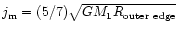 $j_{\rm m}=(5/7)\sqrt{GM_1 R_{\rm
outer~edge}}$