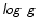 $\mathsfsl{log~g}$