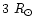 $3~R_{\odot}$