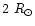$2~R_{\odot}$