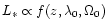 $L_{\ast}\propto f(z,\lambda_{0},\Omega_{0})$