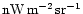 ${\rm nW}\,{\rm m}^{-2}\,{\rm sr}^{-1}$