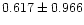 $0.617 \pm 0.966$