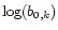 $\log(b_{0,k})$