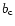 $b_{\rm c}$