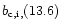 $b_{\rm c,i,}(13.6)$