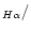 $_{H\alpha }/$