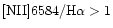 $\rm [NII]6584/H\alpha > 1$