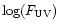$\log(F_{\rm UV})$
