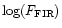 $\log(F_{\rm FIR})$