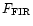 $F_{\rm FIR}$