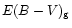 $E(B-V)_{\rm g}$