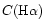 $C({\rm H\alpha})$