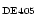 $_{\rm DE405}$