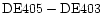$\rm DE405-DE403$